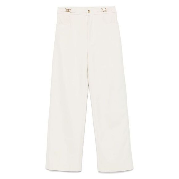 Celine Women Triomphe Cotton Trousers